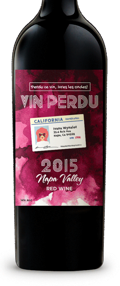 Vin Perdu 2015 Napa Valley Red Wine